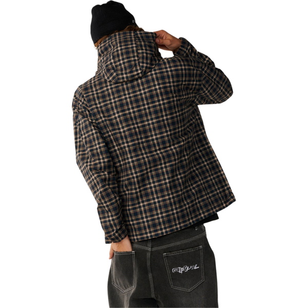 2026 Rip Curl Mens Archive DWR Plaid Jacket 02RMJA - Dark Navy